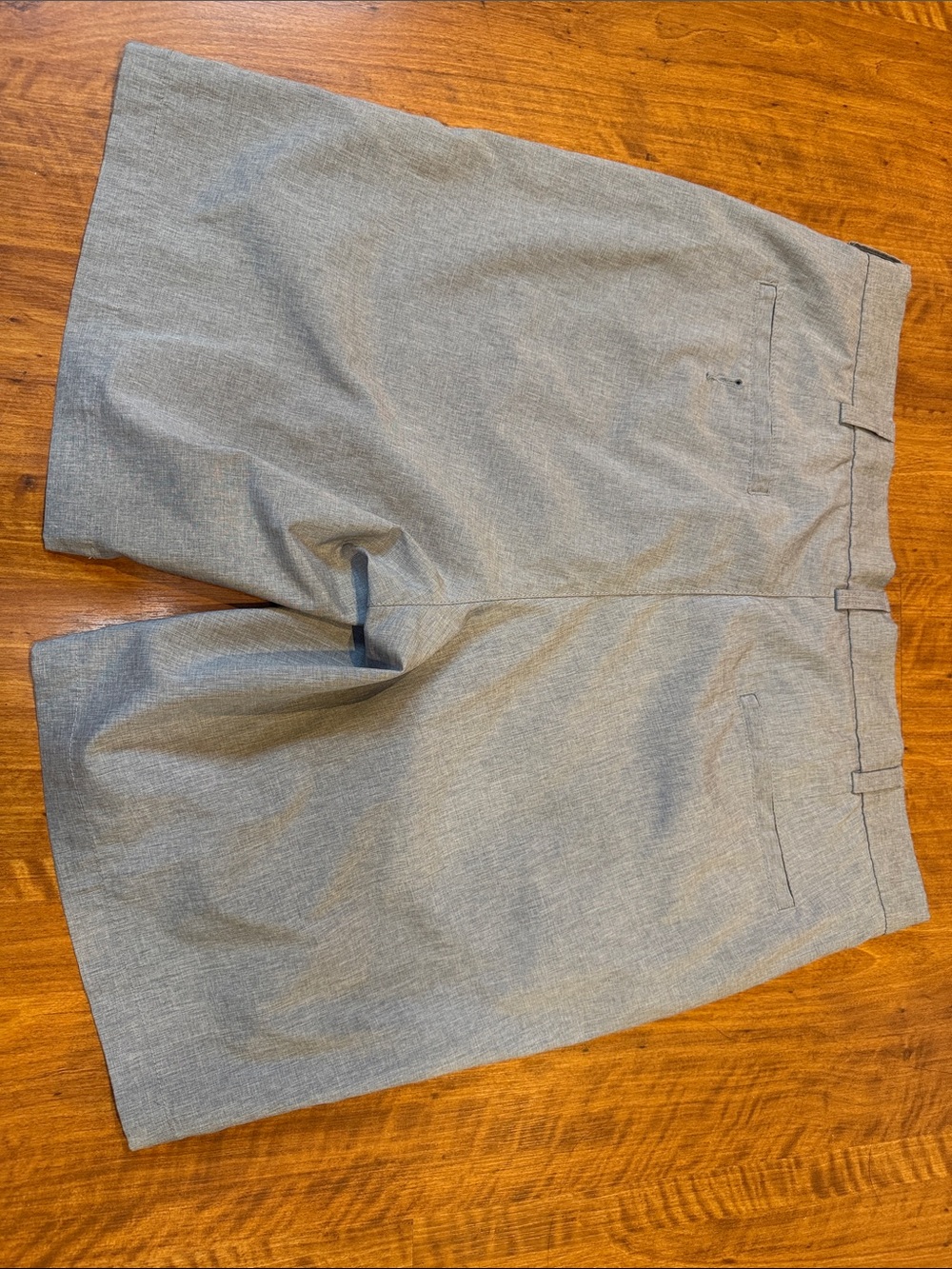 PGA Tour Light Gray Flat-Front Golf Shorts - Picture 3 of 3